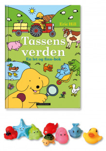 Tassens verden - en let og finn-bok og badedyr av Eric Hill (Pakke)