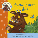 Omslag - Min første Gruffalo: Hvem hører du?