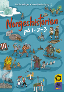 Leseløve nivå 3 - Norgeshistorien på 1-2-3 av Cecilie Winger (Ebok)
