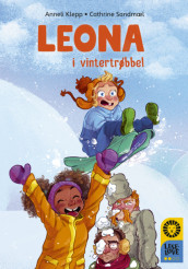 Omslag - Leseløve nivå 2 - Leona i vintertrøbbel