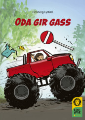 Omslag - Leseløve nivå 1 - Oda gir gass