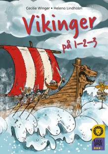 Leseløve nivå 3 - Vikinger på 1-2-3 av Cecilie Winger (Innbundet)