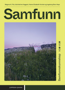 Samfunn (2025) av Magnus Kristensen Fitz, Ida Andrine Heggset, Hanne Elisabeth Hovden og Ingeborg Skov Høye (Fleksibind)