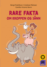 Omslag - Leseløve nivå 3 - Rare fakta om kroppen og sånn