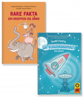 Leseløve nivå 4 - Rare fakta om verdensrommet og sånn og Rare fakta om kroppen og sånn av Bengt Fredrikson og Andreas Palmaer (Pakke)